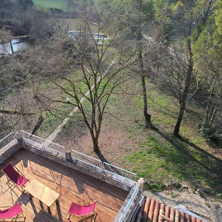 L'isle-Bouzon Grand Gite Les Cabanes De Fallot Pour 19 Personnes - Piscine Naturelle מראה חיצוני תמונה