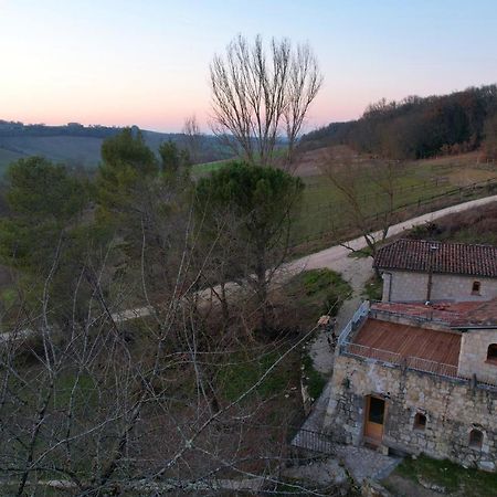 L'isle-Bouzon Grand Gite Les Cabanes De Fallot Pour 19 Personnes - Piscine Naturelle מראה חיצוני תמונה