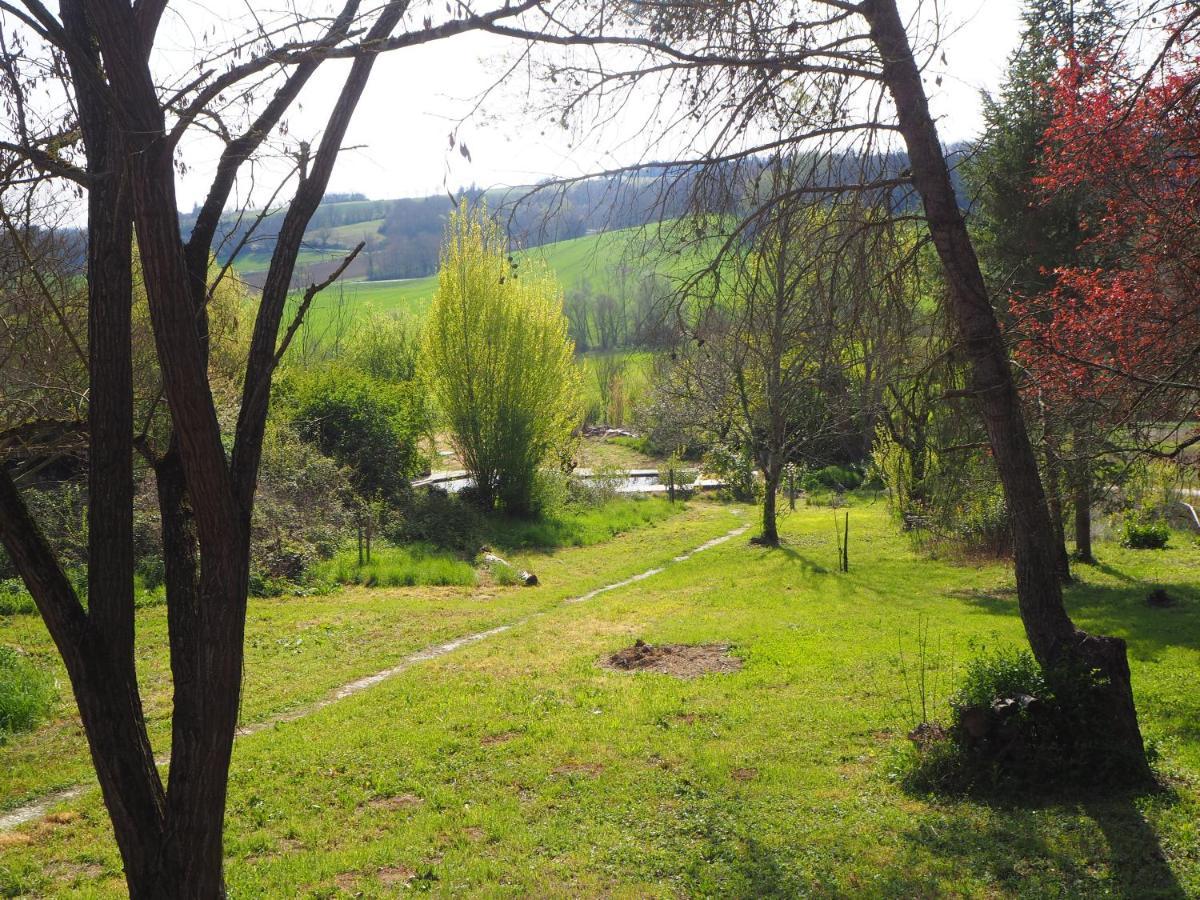 L'isle-Bouzon Grand Gite Les Cabanes De Fallot Pour 19 Personnes - Piscine Naturelle מראה חיצוני תמונה